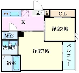 Regalest L'Arc UJINA-MIYUKI Ⅰの物件間取画像